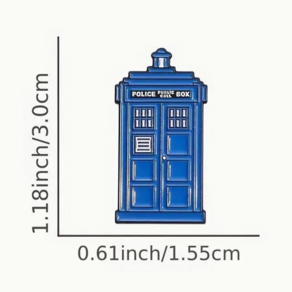 Funko Pop Doctor Who Twelfth Doctor Pocket Keychain w/ Free Tardis Enamel Pin - Picture 3 of 3
